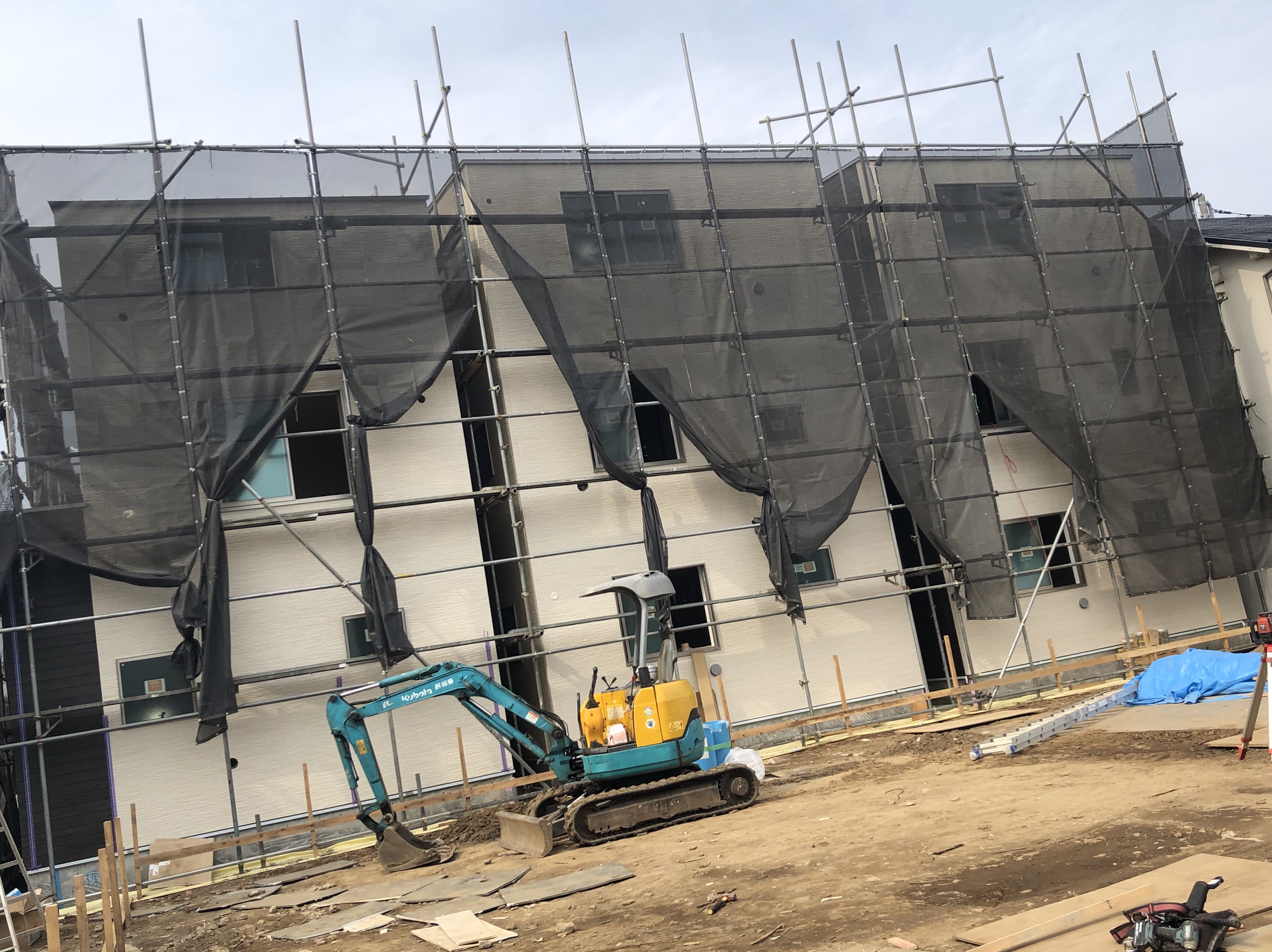 目白台木造棟完成間近！